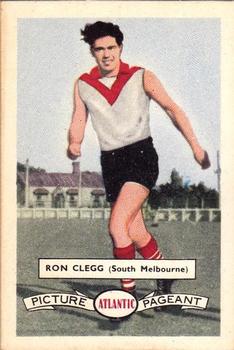 1958 Atlantic Petrol Stations Victorian League Stars #89 Ron Clegg Front